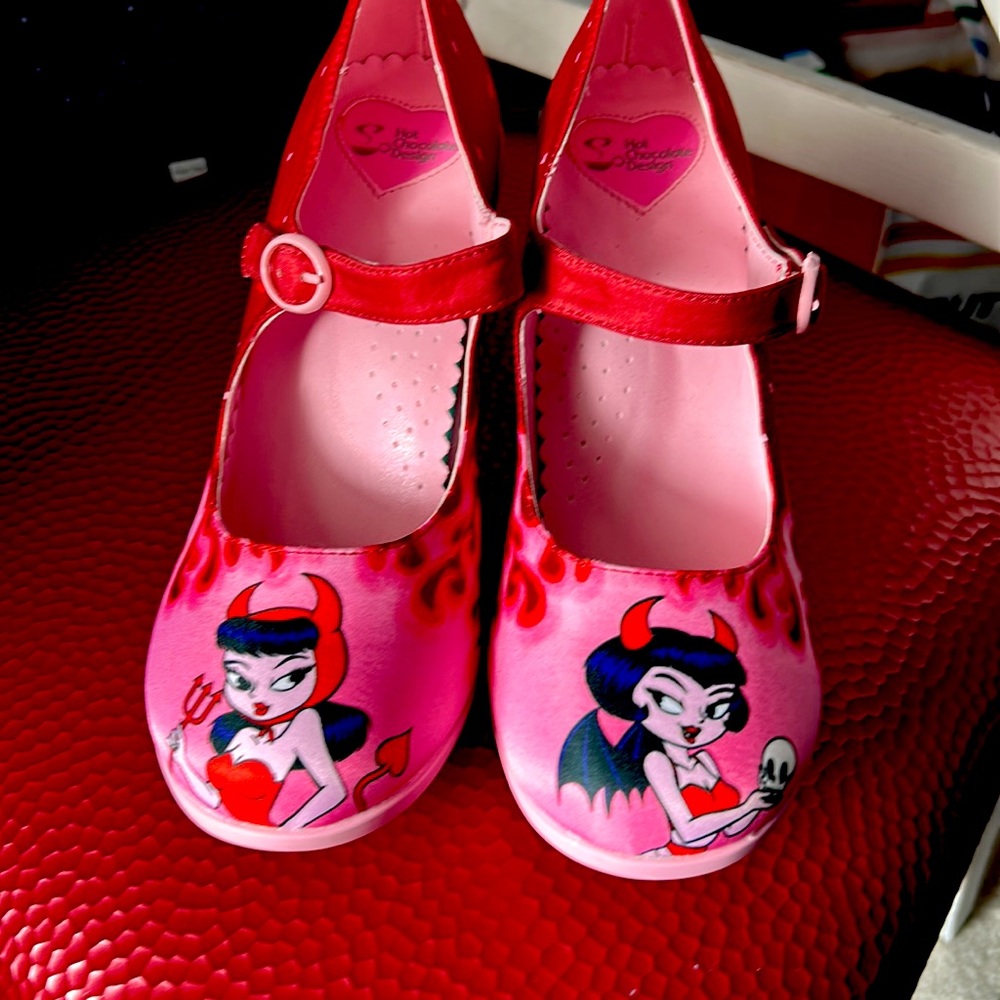 Hot chocolate designs Devil Woman Heels